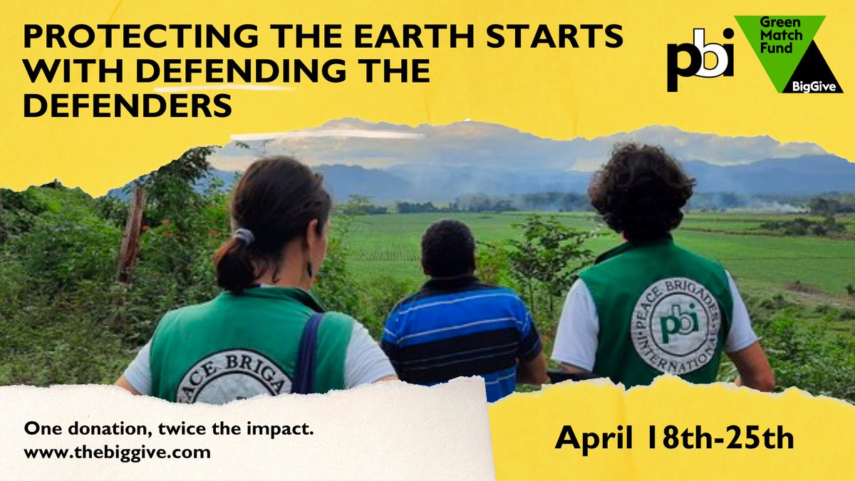 ⏰ You only have until 12 until the end of the #GreenMatchFund! Help us surpass our goal and go above and beyond! 🌍Every pound you donate supports those fighting for human rights and our shared planet. Join the movement for change: bit.ly/3vT6R7z