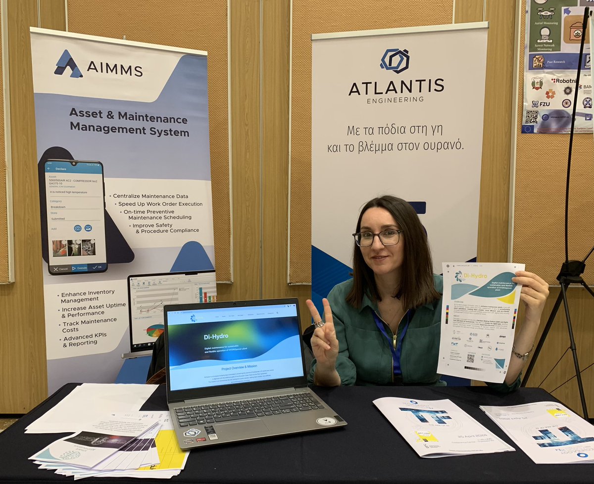 jovana_mile's tweet photo. @EngAtlantis is closely following the cutting edge technologies and @DiHydro_project is at todays #IT @technforum congress being part od it! Come to our booth and find out the project progress, its goal, etc... #horizonEU https://t.co/AMPkayzUH9