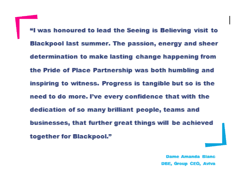 Born and Bred - Blackpool and the Fylde Coast (@blackpoolalumni) on Twitter photo In 2023 <a href="/BITC/">Business in the Community</a> and @BlackpoolPoP ran a 'Seeing is Believing' Visit to Blackpool, led by Dame Amanda Blanc DBE, Group CEO, Aviva. These visits are a unique experience that provides senior leadership from businesses with opportunities to understand some of the issues facing our town In 2023 <a href="/BITC/">Business in the Community</a> and @BlackpoolPoP ran a 'Seeing is Believing' Visit to Blackpool, led by Dame Amanda Blanc DBE, Group CEO, Aviva. These visits are a unique experience that provides senior leadership from businesses with opportunities to understand some of the issues facing our town