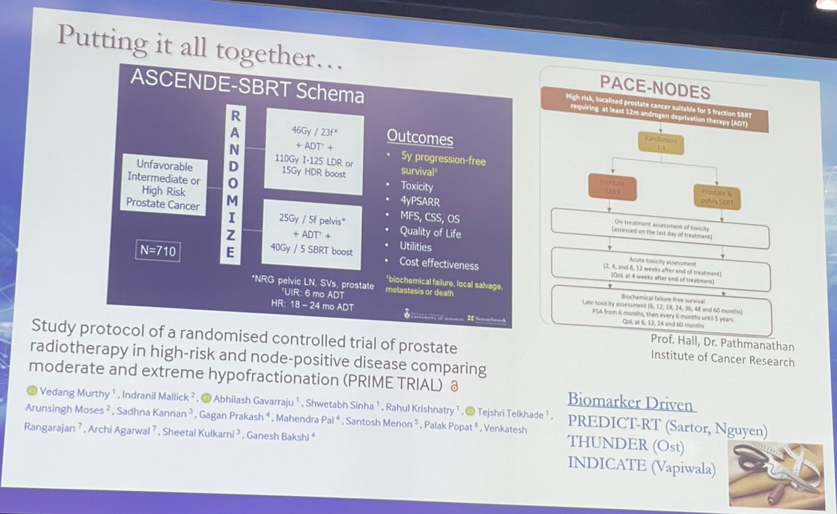 #APCCC24 @APCCC_Lugano Fantastic talk by @NehaVapiwala on radiation Rx in high risk #ProstateCancer :more or less? 👉role of ultra-fractionated, micro boost RT? Increasing use of genomic biomarkers in dose determination @OncoAlert @PCF_Science @Silke_Gillessen