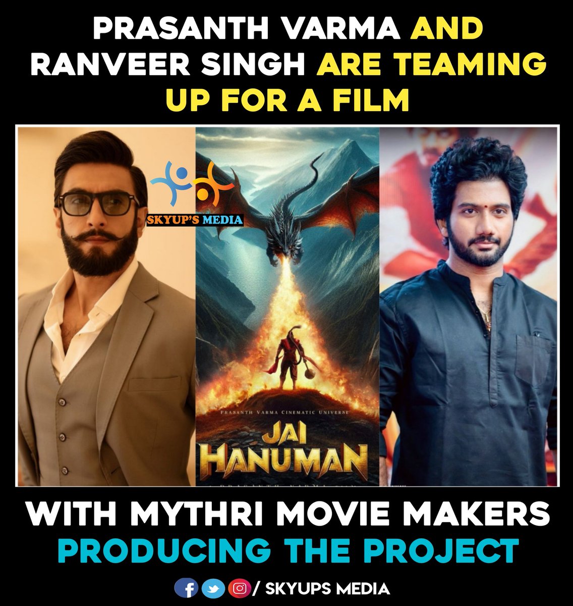 🔥🔥🔥🔥

#RanveerSingh #PrashanthVarma #MythriMovieMakers #JaiHanuman #Hanuman