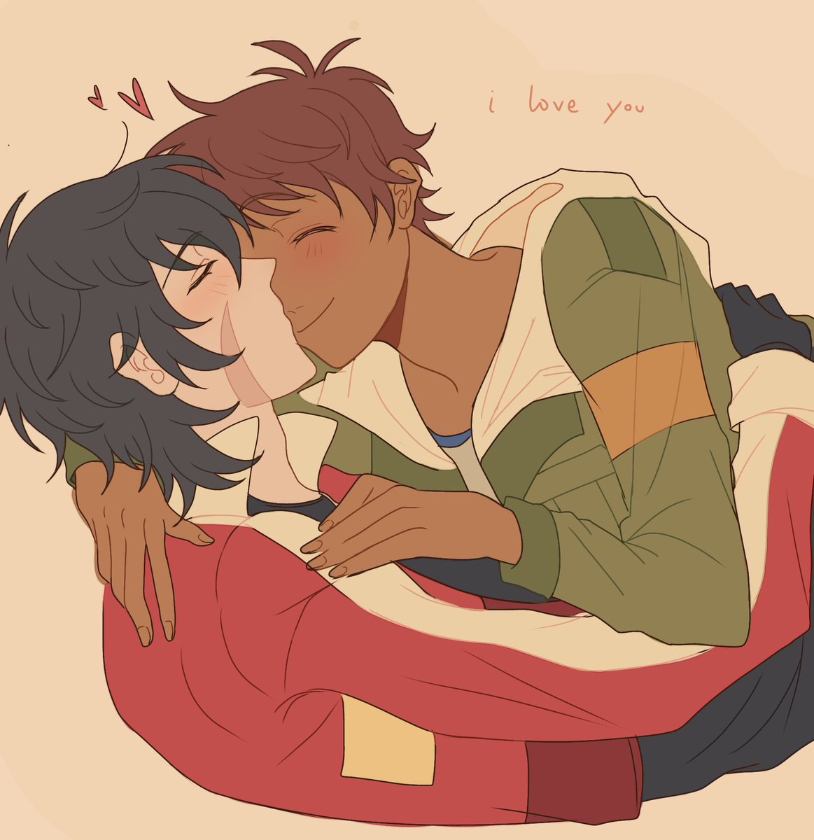 afterpa1nn's tweet photo. kiss kiss 
#klance #vld #voltron https://t.co/ZlBfER2rMU