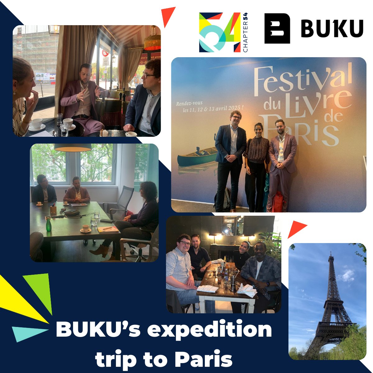 Flashback to Buku's Parisian stint! Buku, a Dutch EdTech company, offers students unlimited access to a digital library of university textbooks at an affordable price.📚 With the team they met future partners, including at the Paris Book Festival. Ready for Africa expansion! 🌍
