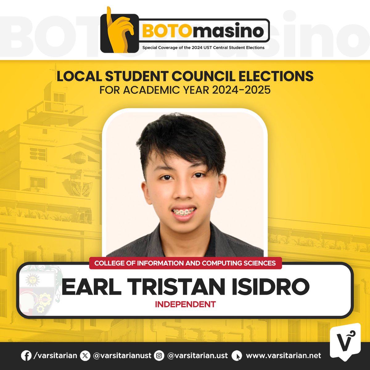 varsitarianust's tweet image. College of Information and Computing Sciences, Faculty of Medicine and Surgery, Conservatory of Music and College of Nursing