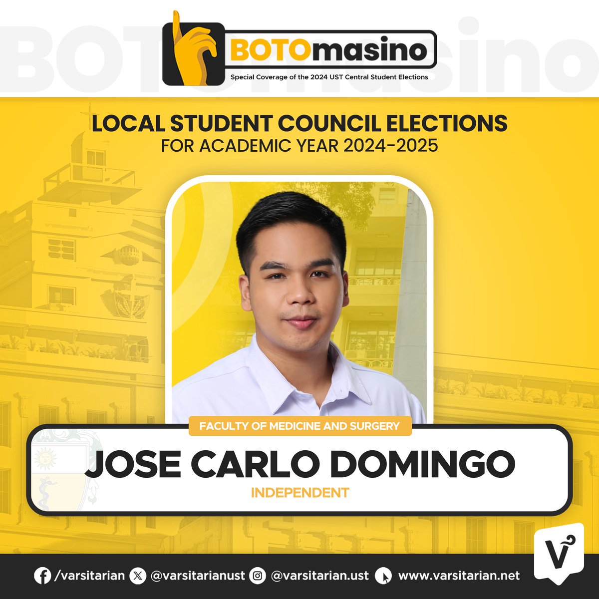 varsitarianust's tweet image. College of Information and Computing Sciences, Faculty of Medicine and Surgery, Conservatory of Music and College of Nursing