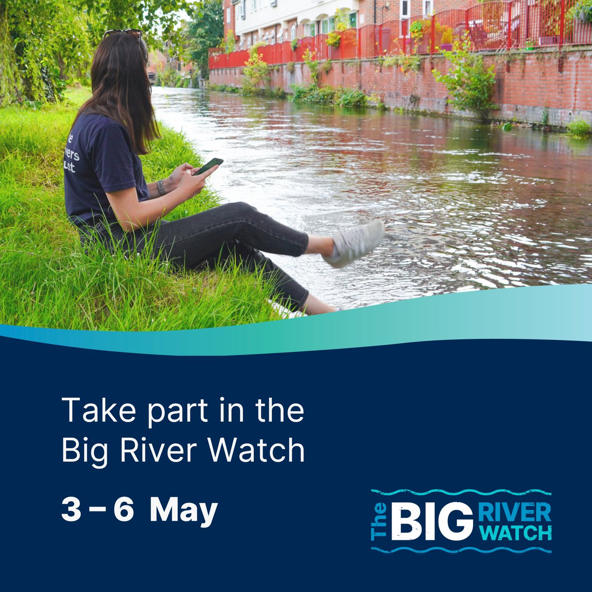 ‼️ Our #rivers are in crisis. Help restore them this weekend by collecting data with @theriverstrust's #BigRiverWatch! ‌We want to find out more about the Severn's rivers! It's simple: 1⃣Download the free app 2⃣Visit your local river stretch 3⃣Fill in a short survey