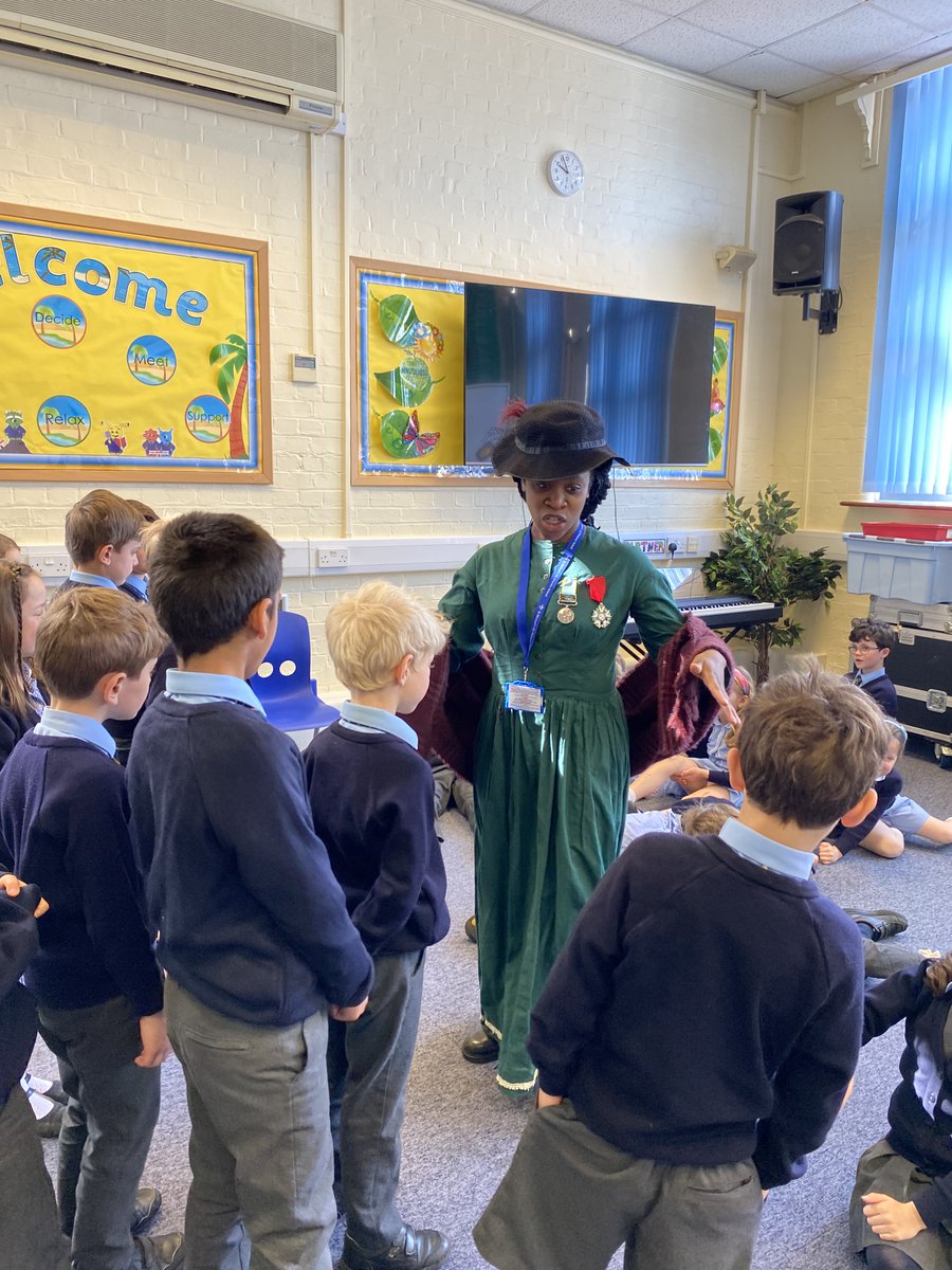 Year 2 are enjoying a Mary Seacole workshop this morning in line with their topic on 'brave nurses.
