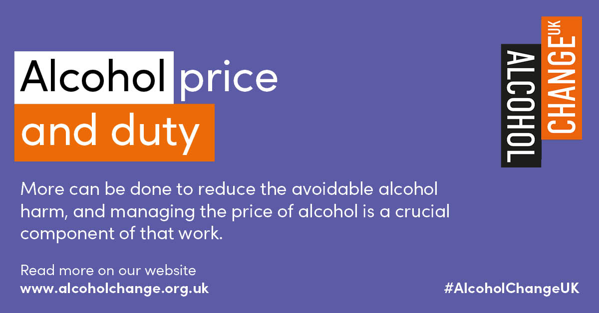 Evidence shows that managing the price of alcohol is an effective way to reduce avoidable #alcoholharm. There are many ways that #government can influence the price at which alcohol is sold. Find out more about #alcoholduty, as well as #policy solutions: alcoholchange.org.uk/policy/policy-…