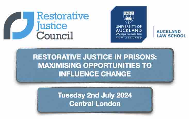 Registration is now open for our upcoming #RestorativeJustice in prisons event! These events are extremely well-received, so we encourage you to visit our website and secure your spot before it fills up. Head over to ow.ly/7kB150RjHK4 to reserve your place.