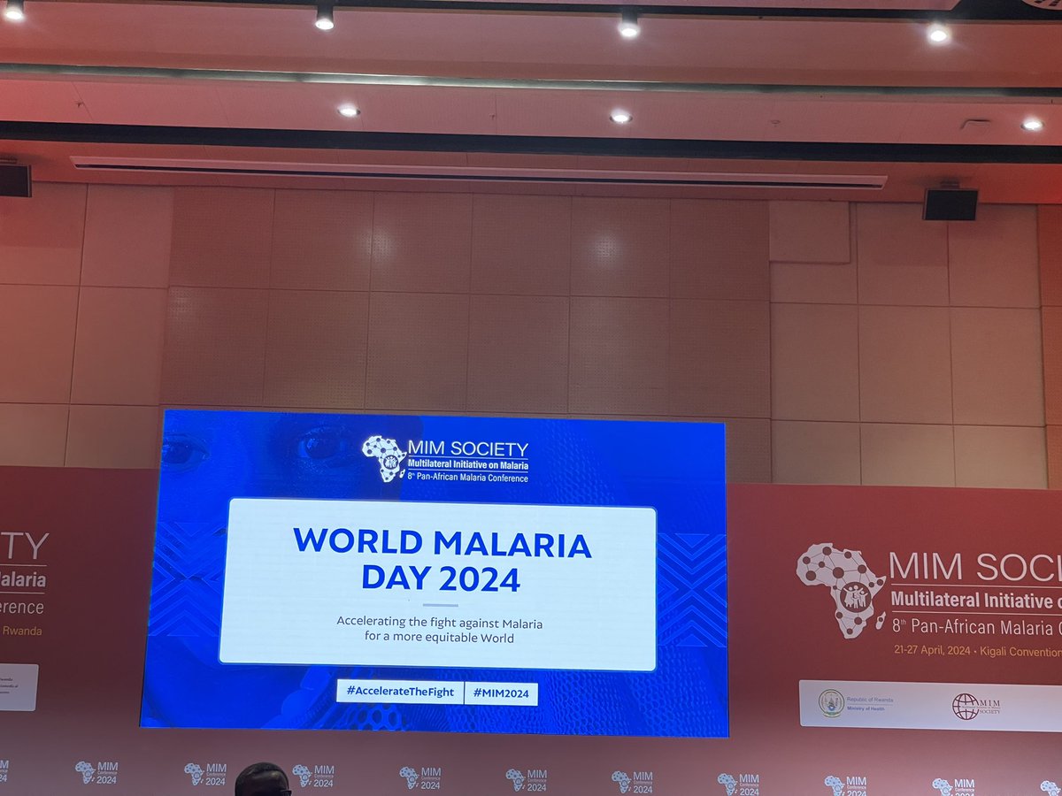 Zero malaria starts with me. DAY 5 at MIM conference we are heavy on accelerating the fight against malaria. World Malaria Day 2024 #AccelerateTheFight #MIM2024