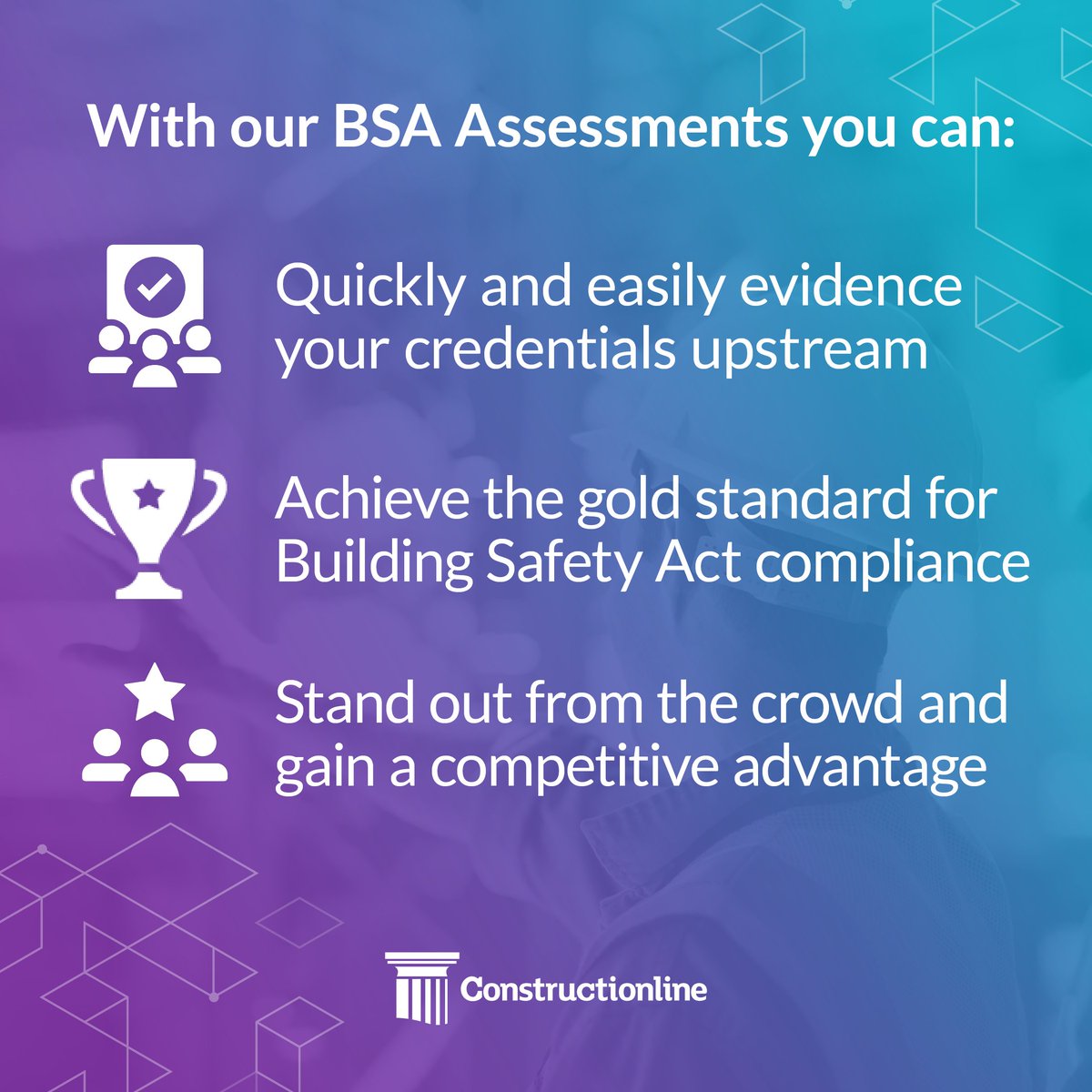 📢 We are offering our Gold and Platinum members early access from today! Find out more about the Building Safety Act and how Constructionline is helping you comply with our new BSA hub. It's full of useful content and resources! - ow.ly/qHb150RmlhP