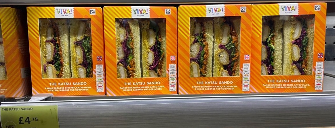 Have you tried the new, delicious Katsu Sando? Available in @marksandspencer now. #greatfood #makingeverydaytastebetter