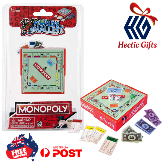The classic Family Game Night Favourite, Monopoly is now available in a size that will fit in the palm of your hand!
 
ow.ly/qXaF50KUpYG

#New #HecticGifts #WorldsSmallest #Monopoly #Boardgame #ReallyWorks #Property #miniature #FreeShipping #AustraliaWide #FastShipping