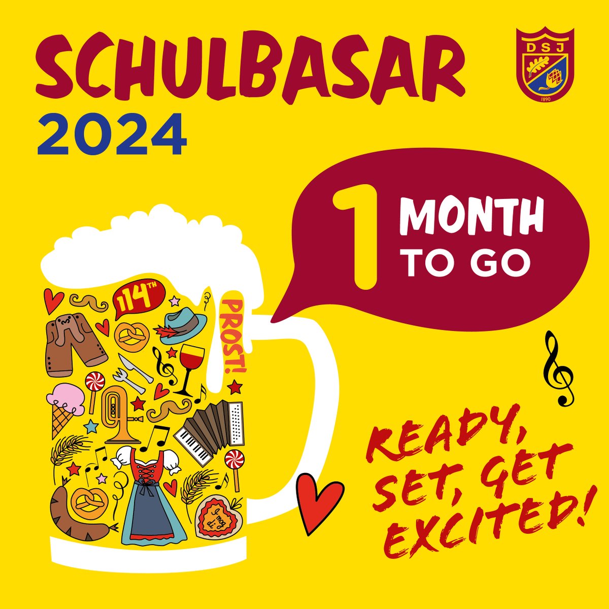 There's only one month to go, grab your tickets from Howler here: howler.co.za/events/schulba… Have questions about the event? Click here for all FAQs: dsj.co.za/schulbasar/ #Schulbasar #Basar #UltimateGermanExperience