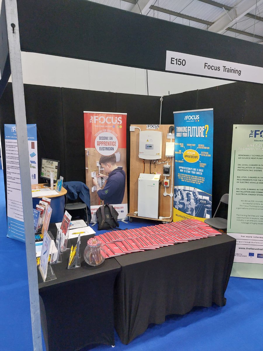 The Focus Training Group is at @Elexshow , happening today at Westpoint Arena Exeter. Swing by our booth to chat with our experts and discover the amazing opportunities awaiting you. See you there 👋 #Elexshow2024 #FocusTrainingGroup #Apprenticeships #RenewableEnergy