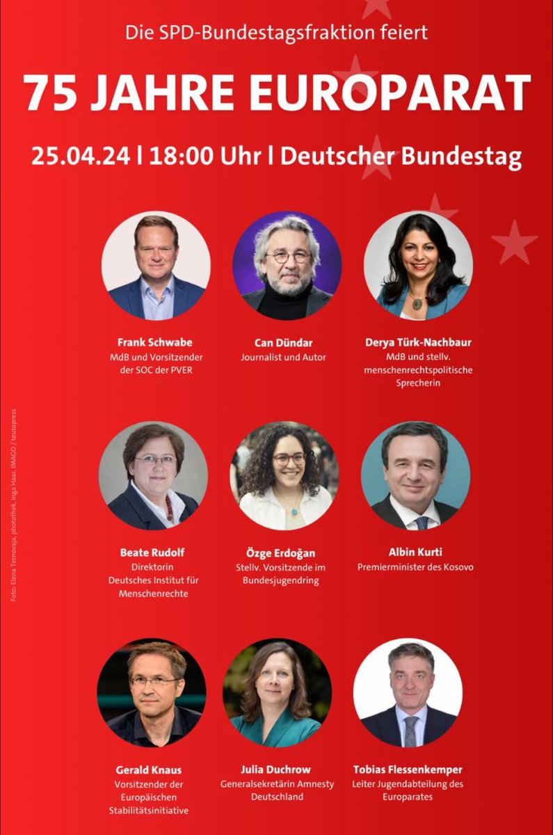 A very important event in Berlin, thank you @BertelsmannSt @D_Schwarzer! More on the issue: esiweb.org/sites/default/… This evening a big event in 🇩🇪 Bundestag on 75 anniversary 👇 Mit @Rolf_Muetzenich @FrankSchwabe