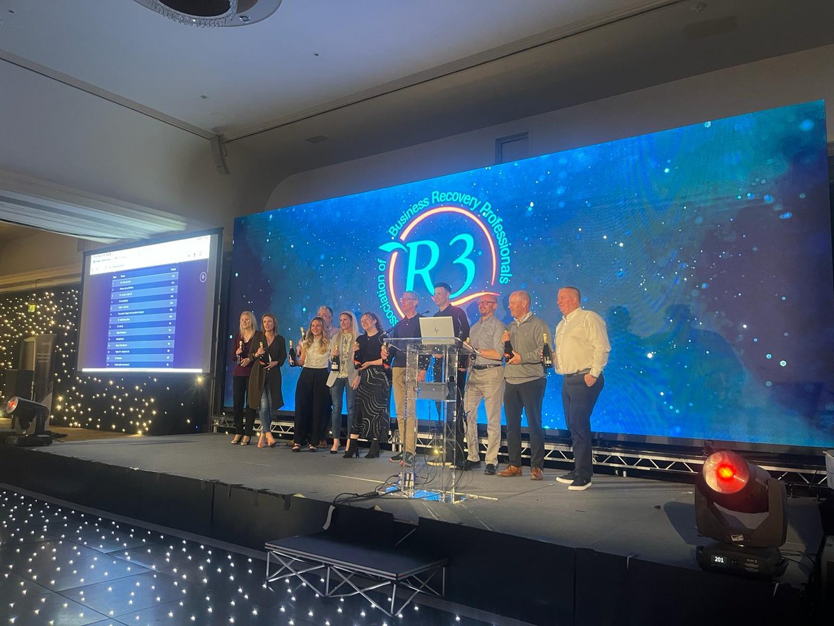 WrightJohnston's tweet photo. WJM's Insolvency group were delighted to be on the winning team with @BegbiesScotland at the @R3_Membership West of Scotland Insolvency Forum quiz last night!!🌟
Thanks to everyone who attended!🥂🎉 
@stevendoc @Martin__O_Neill https://t.co/VAwF3FQfXT