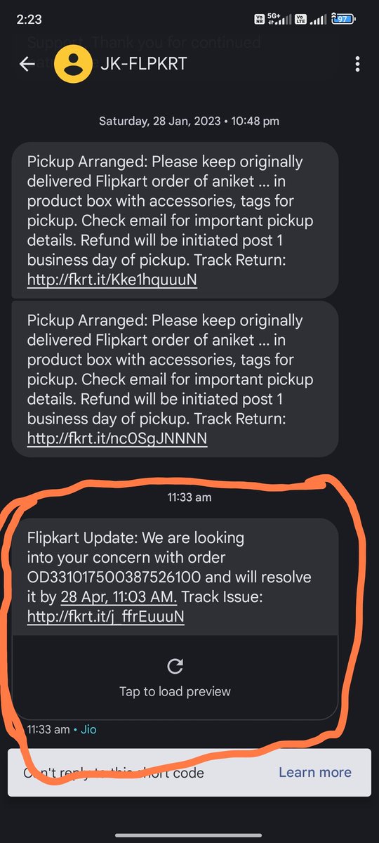 KhanijKumar2's tweet photo. Tarik pe tarik pahle 22 fir 26 aur ab 28 April aise hi date badhate rahenge lekin problem ko solve nahi karenge 
@Flipkart  @_Kalyan_K 
 #trending #onlineshopping   #flipkartfraud   #indianshoppingfraud #amazon  #onlineshoppingfraud
#flipkartbandkarwaodeshbachao  #boycottflipkart https://t.co/w66FcusWED