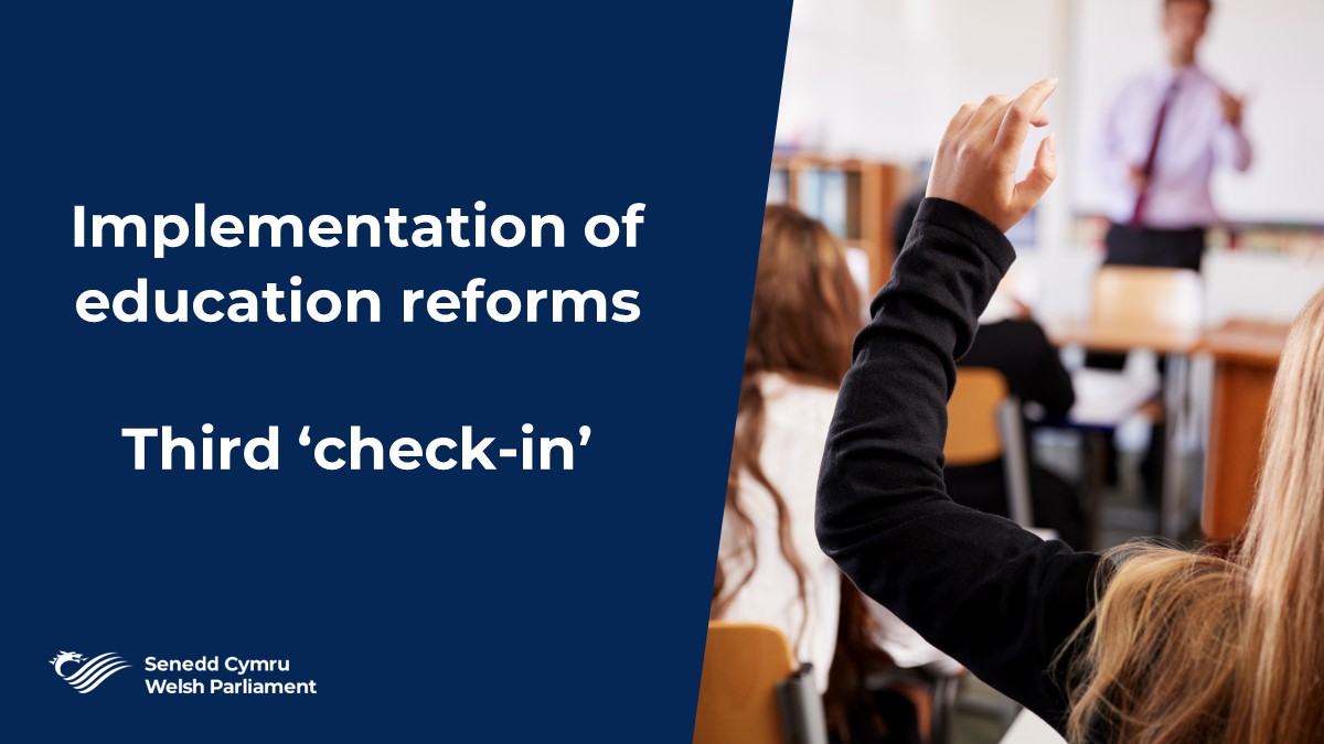 Today our Members will be visiting primary and secondary schools to talk to staff, pupils and governors regarding the implementation of the ALN reforms.