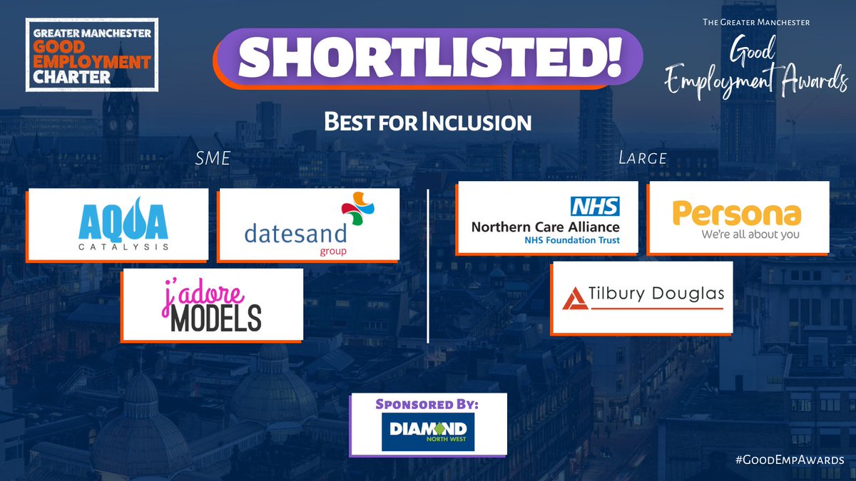 📣 We're thrilled to announce this year's shortlist for Best for Inclusion! These organisations have shown that they action inclusion, and directly embed it into their company culture. Learn more about the #GoodEmpAwards: ow.ly/y7lt50RkL1Q