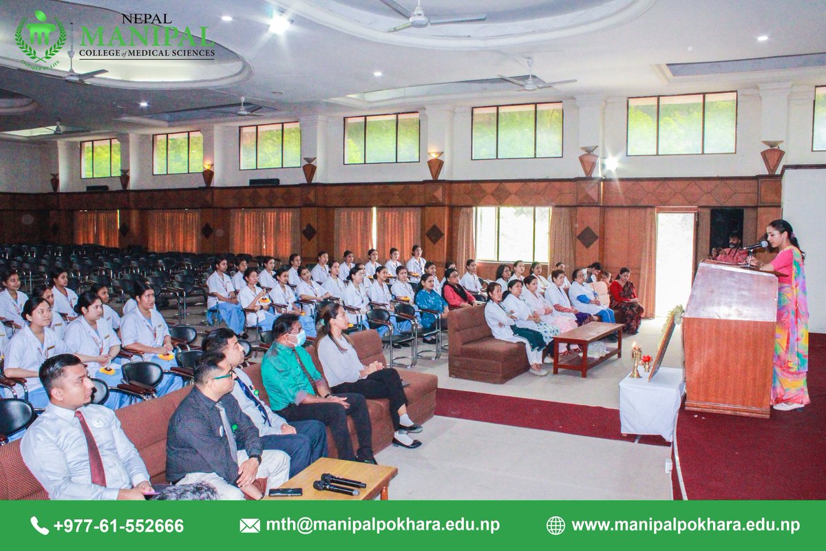 NepalManipal's tweet photo. MANIPAL College of medical sciences, NURSING PROGRAM celebrates
"LAMP LIGHTING AND OATH TAKING CEREMONY"
of B. Sc. Nursing 2024 Batch.
#NepalManipal #NepalManipalTeachingHospital #ManipalPokhara #PokharaManipal #BatasManipal #ManipalBatas https://t.co/ikPyo5GHo7