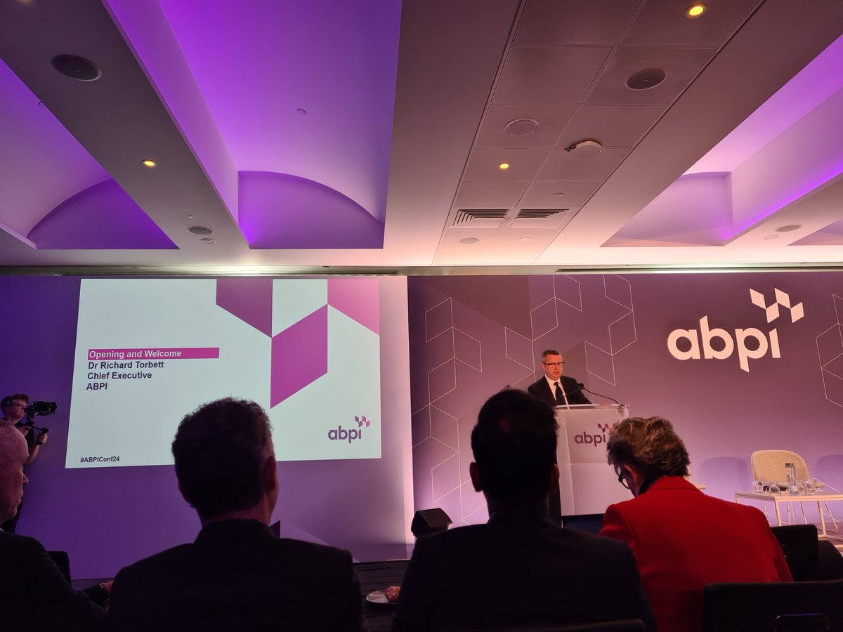 Great to be at the <a href="/ABPI_UK/">ABPI</a> conference in London today. <a href="/RachelHuey/">Rachel Huey</a> <a href="/MOICNI/">MOICNI</a> <a href="/drmichaelscott1/">Michael Scott</a> .