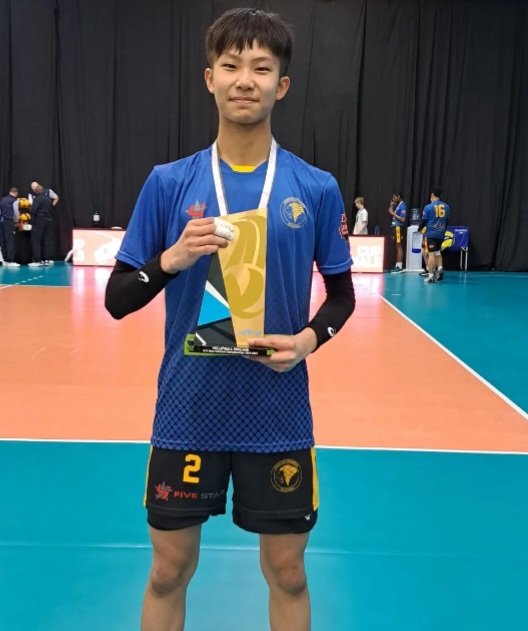 A huge congratulations to Didier in year 10, who won the national volleyball under 15's title on Sunday. Urmston, who he plays for, beat Richmond by three sets to nil in the final. An incredible achievement!