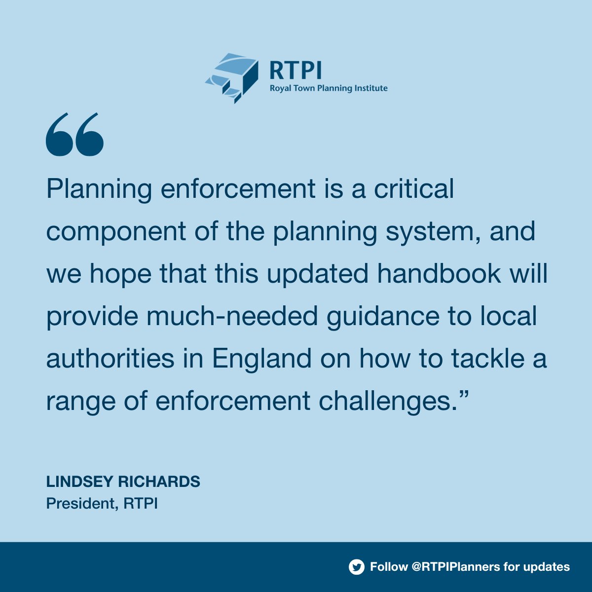 📣BREAKING NEWS: The new Planning Enforcement Handbook for England is out. The updated handbook provides local authorities’ enforcement teams with best practice advice on how to effectively deal with a range of enforcement challenges. View the handbook: rtpi.org.uk/practice-rtpi/…