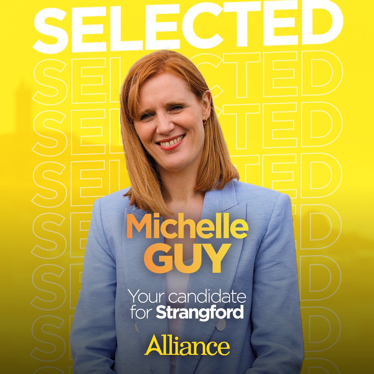 Congratulations to @MichelleGuy4 on being selected as Alliance's General Election candidate for Strangford!

#AllianceWorks