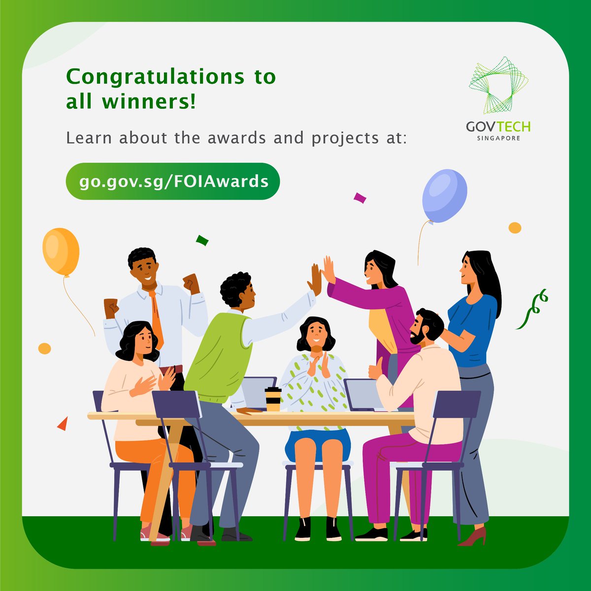GovTechSG's tweet photo. Congratulations to GovTechies at the Accountant-General’s Department and VITAL for having their contributions towards innovation and public sector digital transformation recognised at @GovInsider’s #FestivalOfInnovation!
#PoweredByGovTech #GovTechSG https://t.co/GHX2CS0xJo