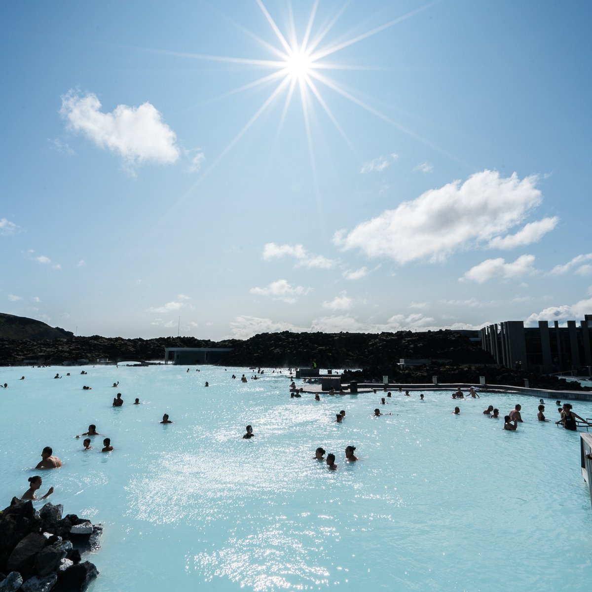 Today's a big day in Iceland! It's the official start of summer ☀️ As we bid farewell to the dark winter days, we say hello to endless daylight, (slightly) warmer temps, and the stunning midnight sun. Time to soak up the season 💙 #BlueLagoonIceland #Iceland
