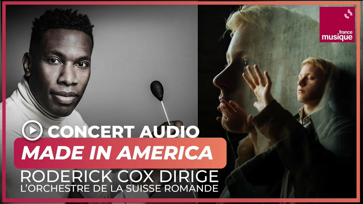 Le chef d'orchestre américain Roderick Cox est nommé directeur musical de l'Opéra Orchestre national Montpellier et prendra ses fonctions en septembre 2024. L'occasion de (ré)écouter le concert 'Made in America' diffusé récemment sur France Musique 🎵 ➡️ l.francemusique.fr/X7H