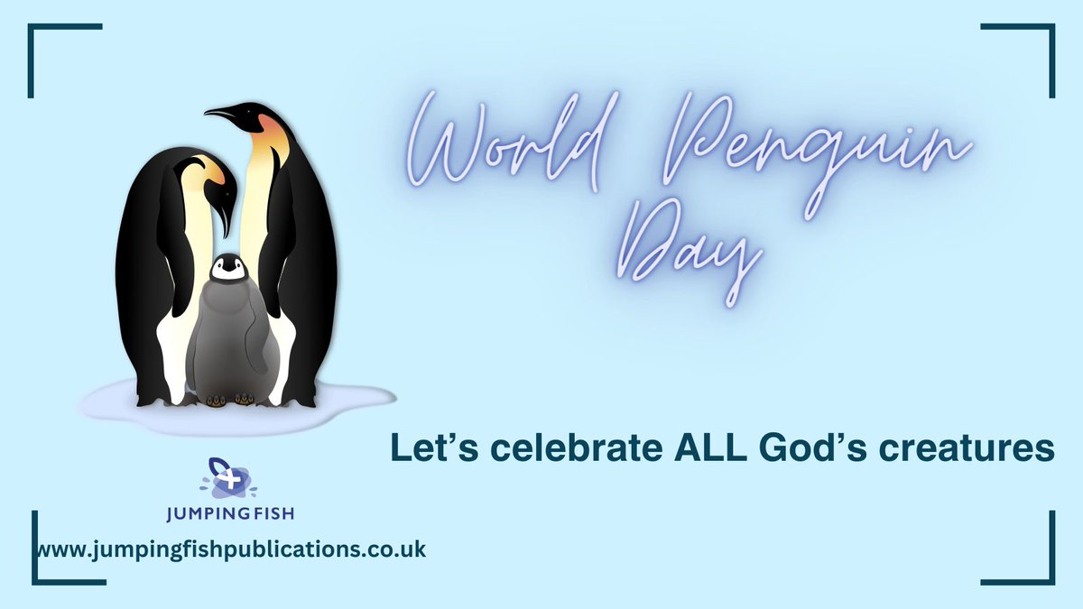 JumpingFish10's tweet image. World Penguin Day, a celebration of one of the most charming and unique animal species in the world. Why not celebrate all of God's creatures on this day! @glosdiocschools @GlosDioc @BishGloucester @bptewkesbury