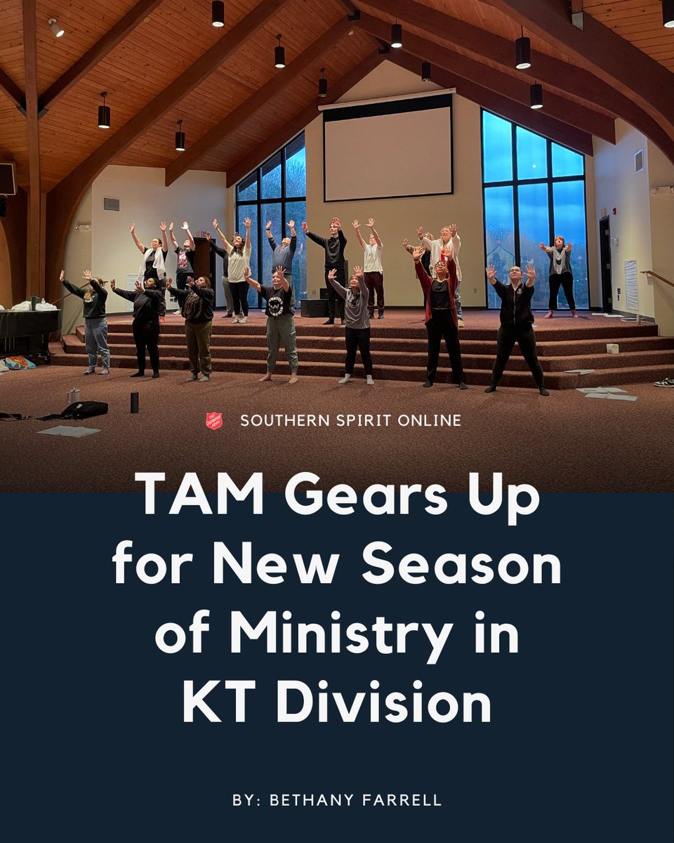 The Territorial Arts Ministry Team recently gathered in the Paradise Division. This year, grounded in Isaiah 61, TAM is continuing to use the arts to connect and uplift communities. 

👉🏼 Read the full story here: southernusa.salvationarmy.org/uss/news/terri…

#Isaiah61 #TheSalvationArmy