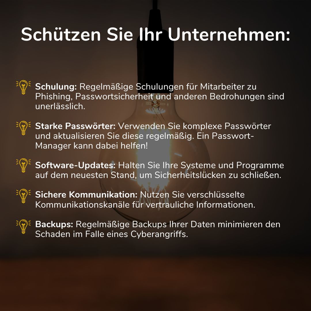 Sweepatic_DACH's tweet photo. Als Unternehmen ist es entscheidend, sich aktiv gegen Cyberbedrohungen zu schützen. Hier sind einige Tipps, um Ihre Cybersicherheit zu stärken:

#cybersicherheit #easm https://t.co/T2Xkm7G4d1