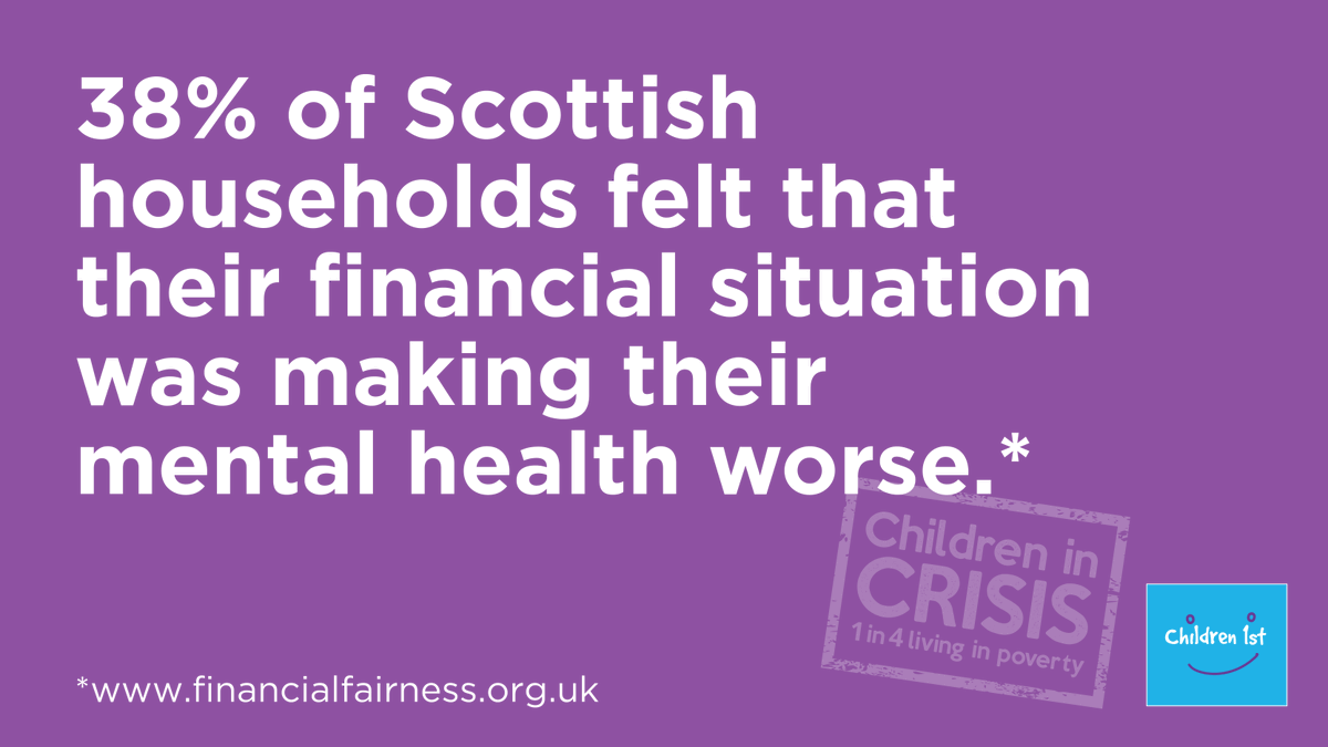 Half of callers to Children 1st Parentline are worried about their child's emotional wellbeing. Anxiety from living in poverty affects children’s mental health. Will you help? Visit children1st.org.uk/crisis or call 0345 10 80 111 to donate. #ChildrenInCrisis #1in4Children