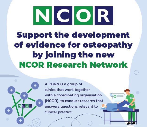 🔹 Use these hashtags to connect with fellow researchers: 
#NCORUK #NCOR_RN #PBRN #osteopathy #research #OsteopathsUK #OsteopathicResearch 
 
Feel free to retweet across your professional networks! 🌟