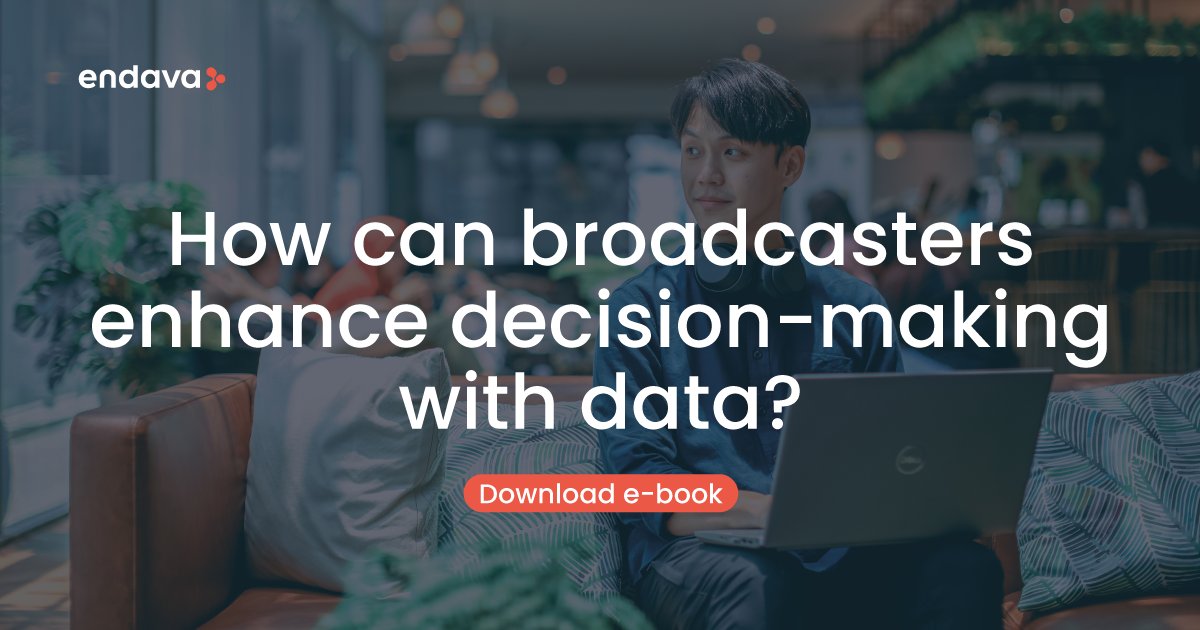How can broadcasters enhance decision-making with data? okt.to/fB8Gz1  Our latest e-book dives into this question and more, including⤵️  💫Broadcasting’s constantly changing landscape  💫Data-driven monetisation  💫What enhanced data can do for you