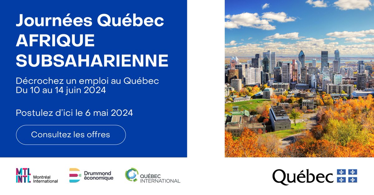 Quels sont les avantages de venir travailler dans le Grand Montréal? ✅ Un marché du travail dynamique ✅ De nombreuses possibilités de développement professionnel ✅ Des conditions de travail épanouissantes Postulez avant le 6 mai. 👉 talentmtl.com/n6LTj7