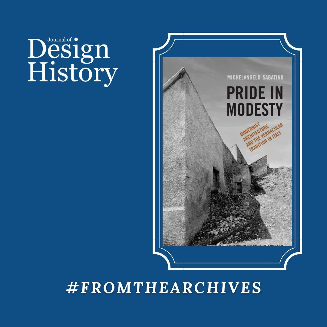 Today is Italy's Festa della Liberazione, so we are looking back at a book tracing the evolution of Italian modernism. Read Brian L. McLaren's review of Pride in Modesty: Modernist Architecture and the Vernacular Tradition in Italy by Michelangelo Sabatino doi.org/10.1093/jdh/ep…