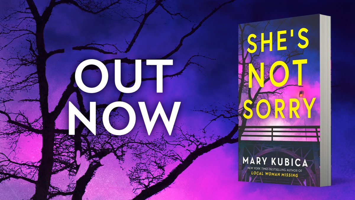 Happy publication day to the pulse-pounding psychological crime thriller, #ShesNotSorry by <a href="/MaryKubica/">Mary Kubica</a> 🔥

'A tense, compelling thriller with completely gasp-worthy twists.’ Nita Prose, author of The Maid

Out now: ow.ly/Vyfo50RgZuv
