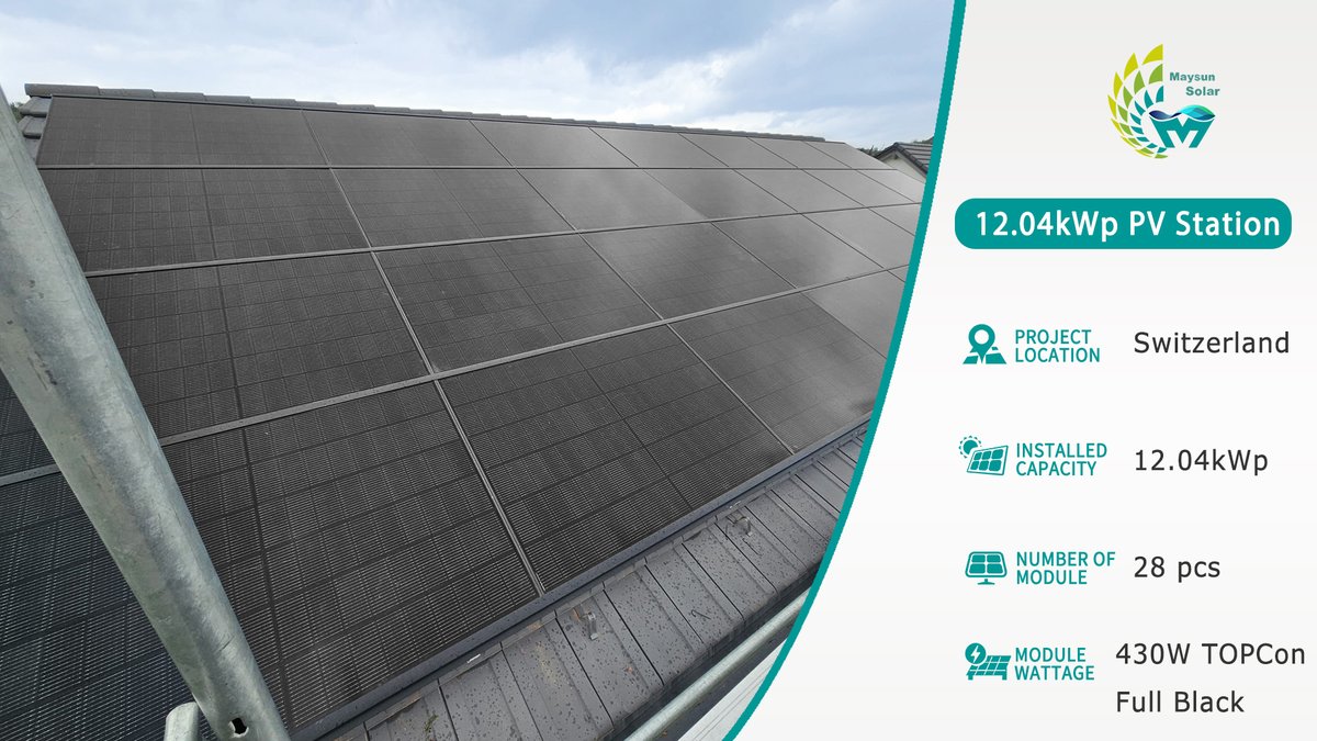 MaysunWindy's tweet photo. Zweites Dach! Das Solardach fügt sich in Ihr Originaldach ein!
Vielen Dank an das Swiss Christian Team für seinen Einsatz! Tolles Projekt!
📞🖥☀️⚡
Maysun Solar: Frau Windy Lee
E: Windy@maysunsolar.eu
WhatsApp: https://t.co/h9IXZuijr7
Pfandrecht: https://t.co/VbC0TIWI3Y
#HJT #IBC https://t.co/e3tvo3iEan