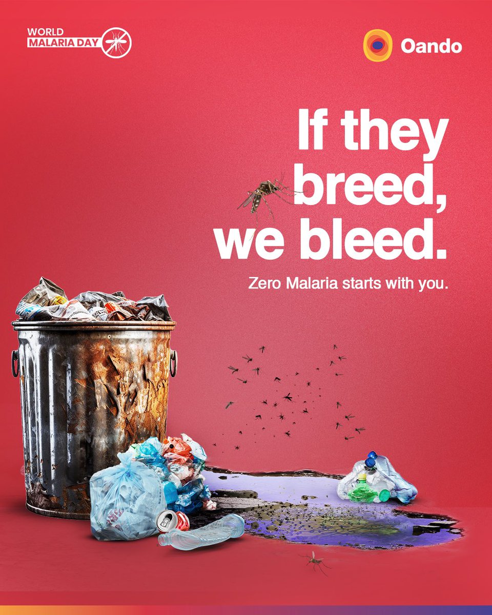 Join the fight against malaria this #WorldMalariaDay! 🦟💪 With over 90% of cases in Africa according to W.H.O, it's crucial we act. Let's clean up breeding sites, sleep under treated bed nets, and seek medical care for fevers. Together, we can accelerate the