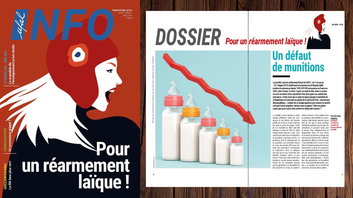 Ufal_org's tweet photo. Ufal INFO n°96 - Pour un réarmement laïque !
https://t.co/g0psVKN3Mr https://t.co/QTAw3putsi