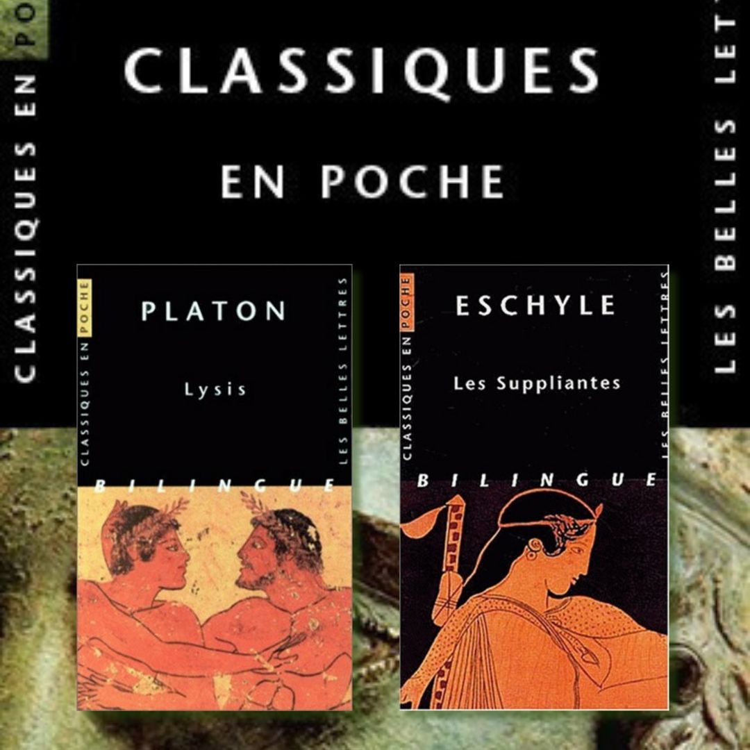 📚Réimprimés ! Le Lysis de Platon et les Suppliantes d'Eschyle sont à nouveau disponibles en librairie, en édition bilingue poche. Épicure, Ovide, bientôt Aristophane... découvrez également nos parutions récentes dans cette collection : lesbelleslettres.com/collections/54…