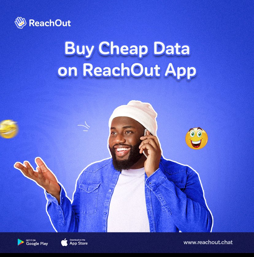 Buy Cheap Data on ReachOut App

#Funfact : Data you buy on ReachOut Don't Expire!

Playstore: bit.ly/44Ti9nI

#ReachOutApp #DownloadNow #Freedata  #NoDataNoWorries #CrystalClearCalls
