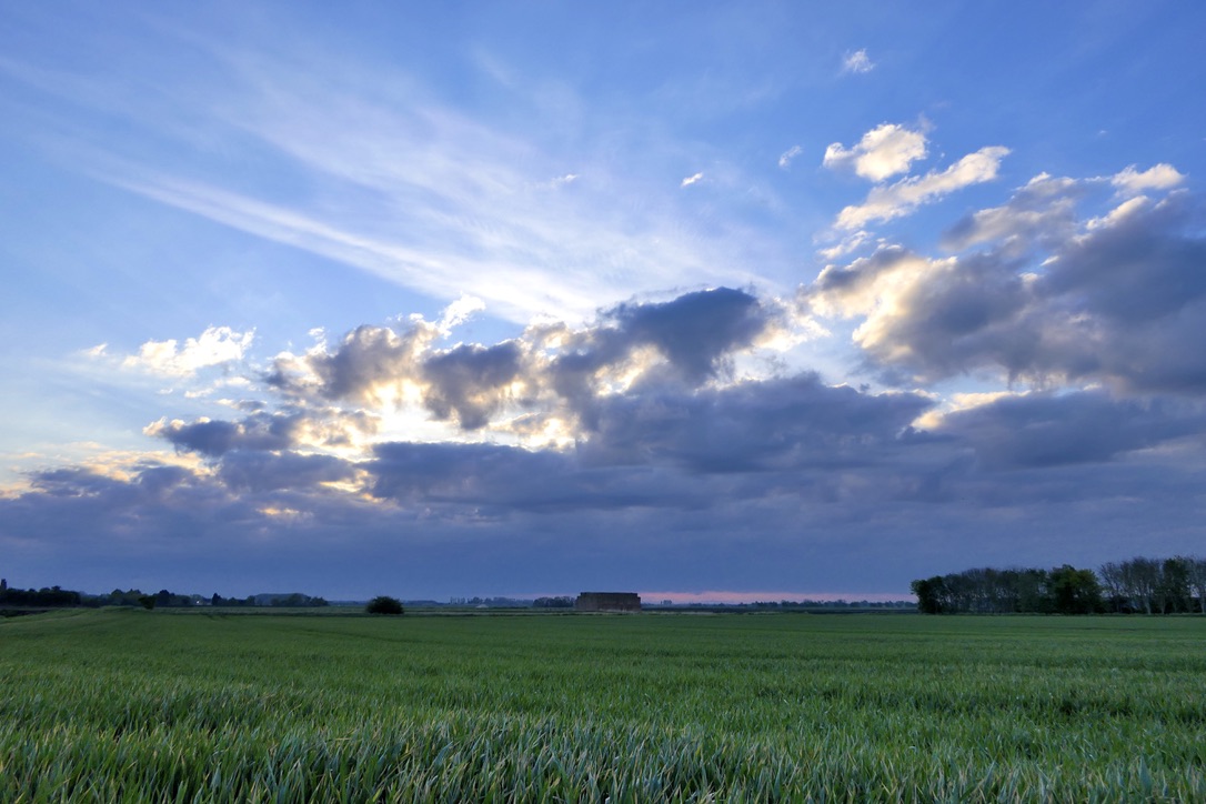 A wonderful 'Big Fen Sky' this Thursday morning over the Fens! @ChrisPage90 @WeatherAisling @itvanglia @CloudAppSoc