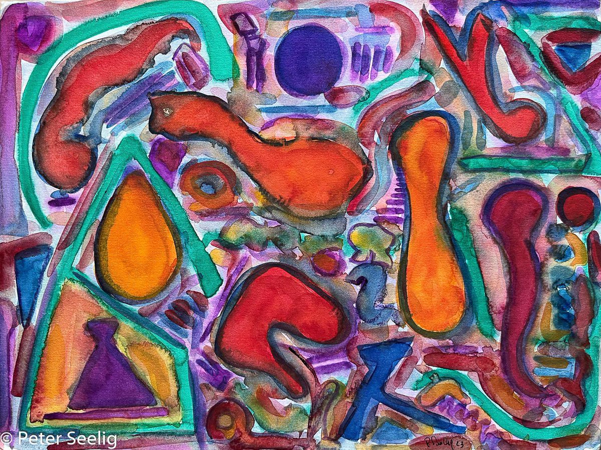 Thursday… Luzern… In a Mood of  Dissonance
peterseelig.com/display-works.… #art #painting #pseart