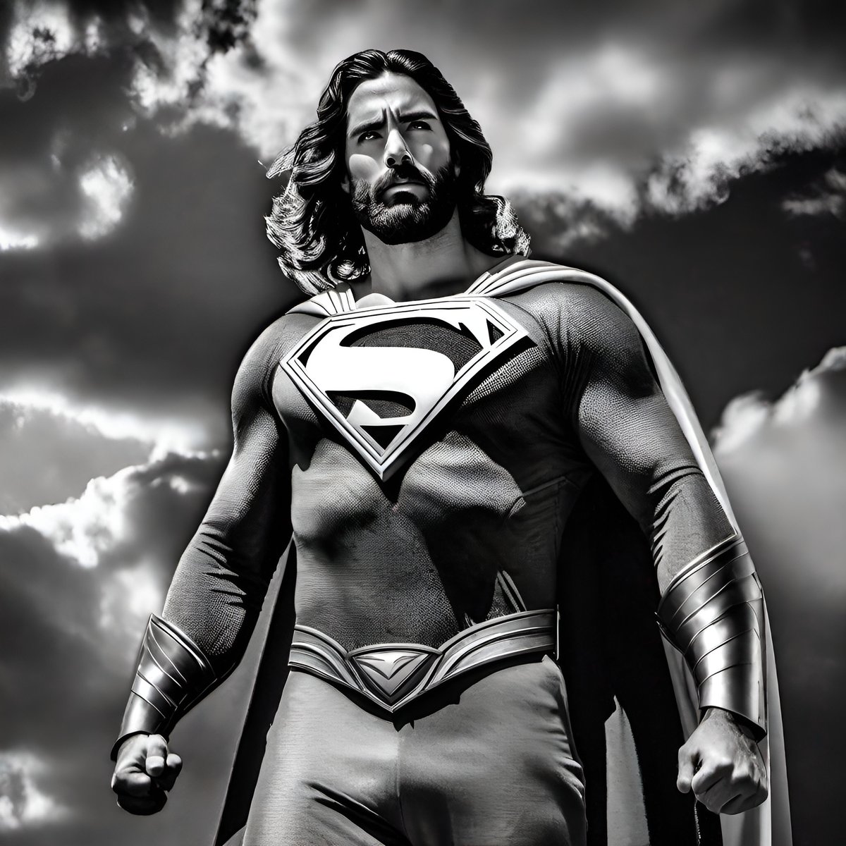 kidologist's tweet photo. Jesus is my Super Hero. He is the only hero is actually saves people every day. The “S” is for Savior! Start at John 3:16 then read the entire book of The Gospel of John.

#AIartbyKarl #AI #AIart #AIArtCommuity #AIArtwork #aiartist #Gospel #Truth #SuperJesus https://t.co/KRnRoUNddv