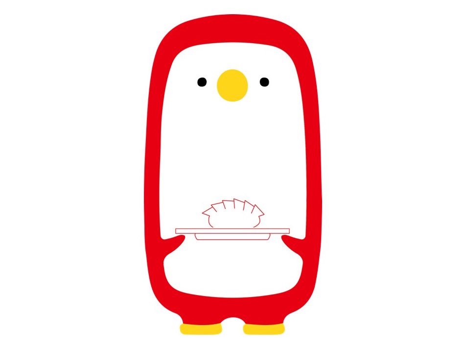 #世界ペンギンの日 なのであまり知られていない種類のペンギンをご紹介🐧 種類:フリーザーペンギン 名前:あじペン　←テスト頻出📝❗️ 特徴:おなかが開き、中はキンキンに冷えた冷凍庫。 　　 実は健康維持も気をつけている。 赤のため敵に見つかりやすい👀
